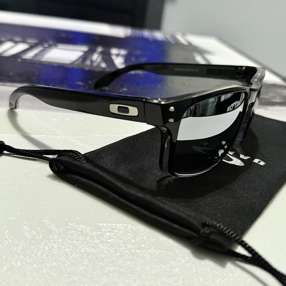 OO9102 Oakley Holbrook Dark Ink Fade Prizm Polarized Sunglasses - Picture 6 of 15